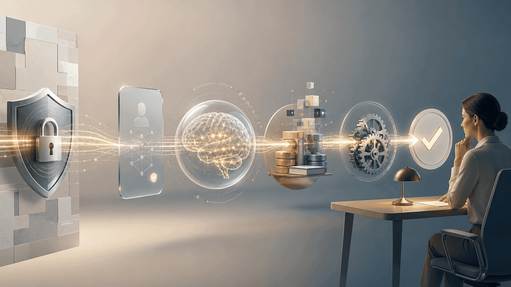 Editorial image illustrating AI Agent Development Cost in Dubai: What Determines Scope and Delivery Time? — scene 1