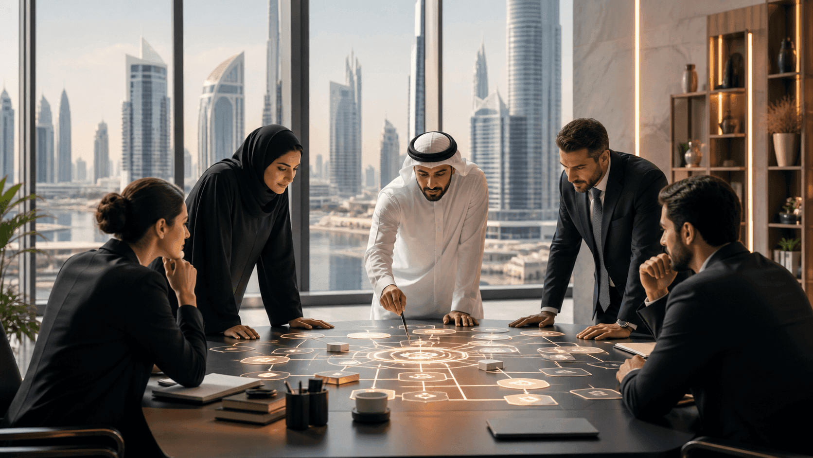 Editorial image illustrating Data Governance in the UAE: What Should Organizations Establish First?
