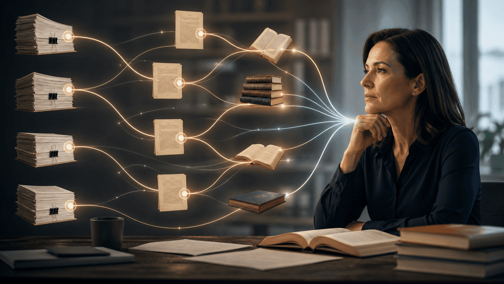 Editorial image illustrating RAG or Enterprise Search in the UAE: A Buyer Guide — scene 1