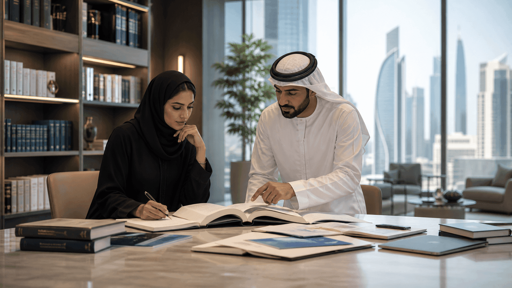 Editorial image illustrating RAG or Enterprise Search in the UAE: A Buyer Guide — scene 3