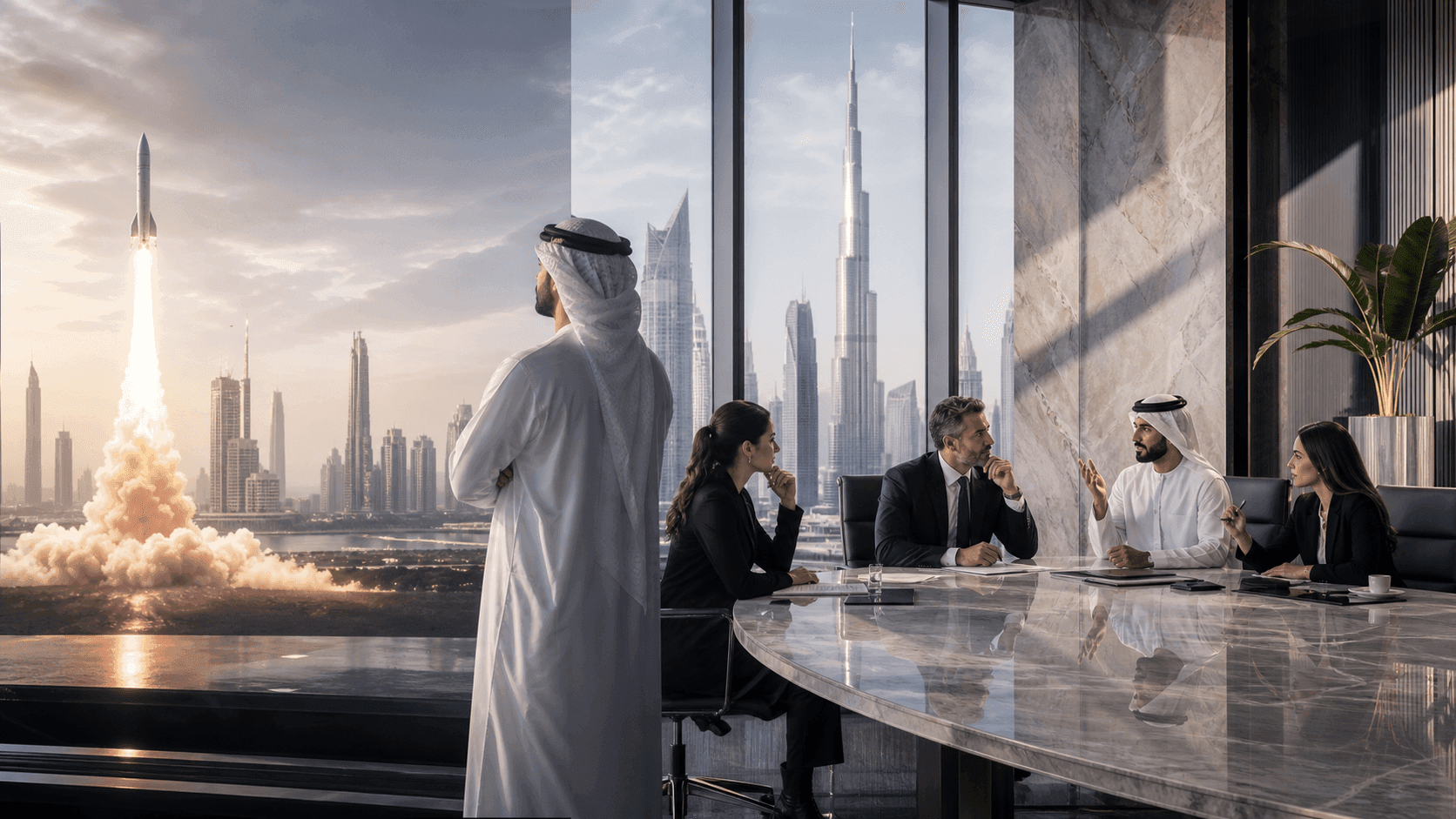 Editorial image about launch and review