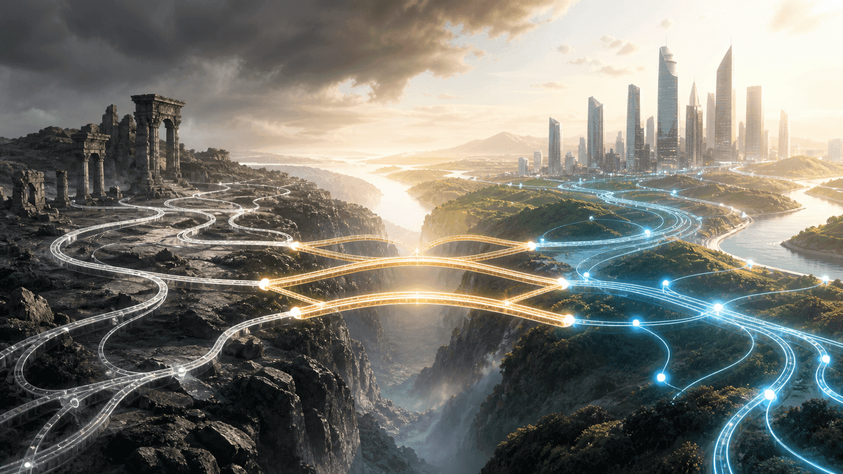 Editorial image illustrating SEO for a Website Relaunch in Dubai: Protecting Visits and Conversions Through Change — scene 1