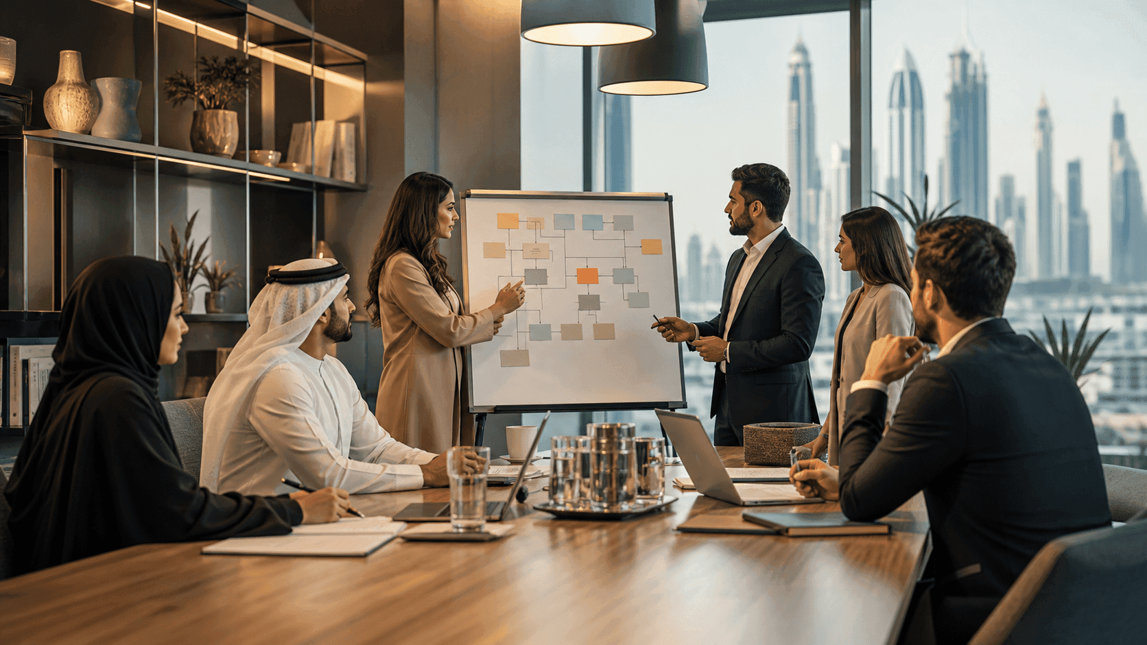 Editorial image illustrating AI Management Reporting Automation in Dubai: Keeping Numbers Trustworthy