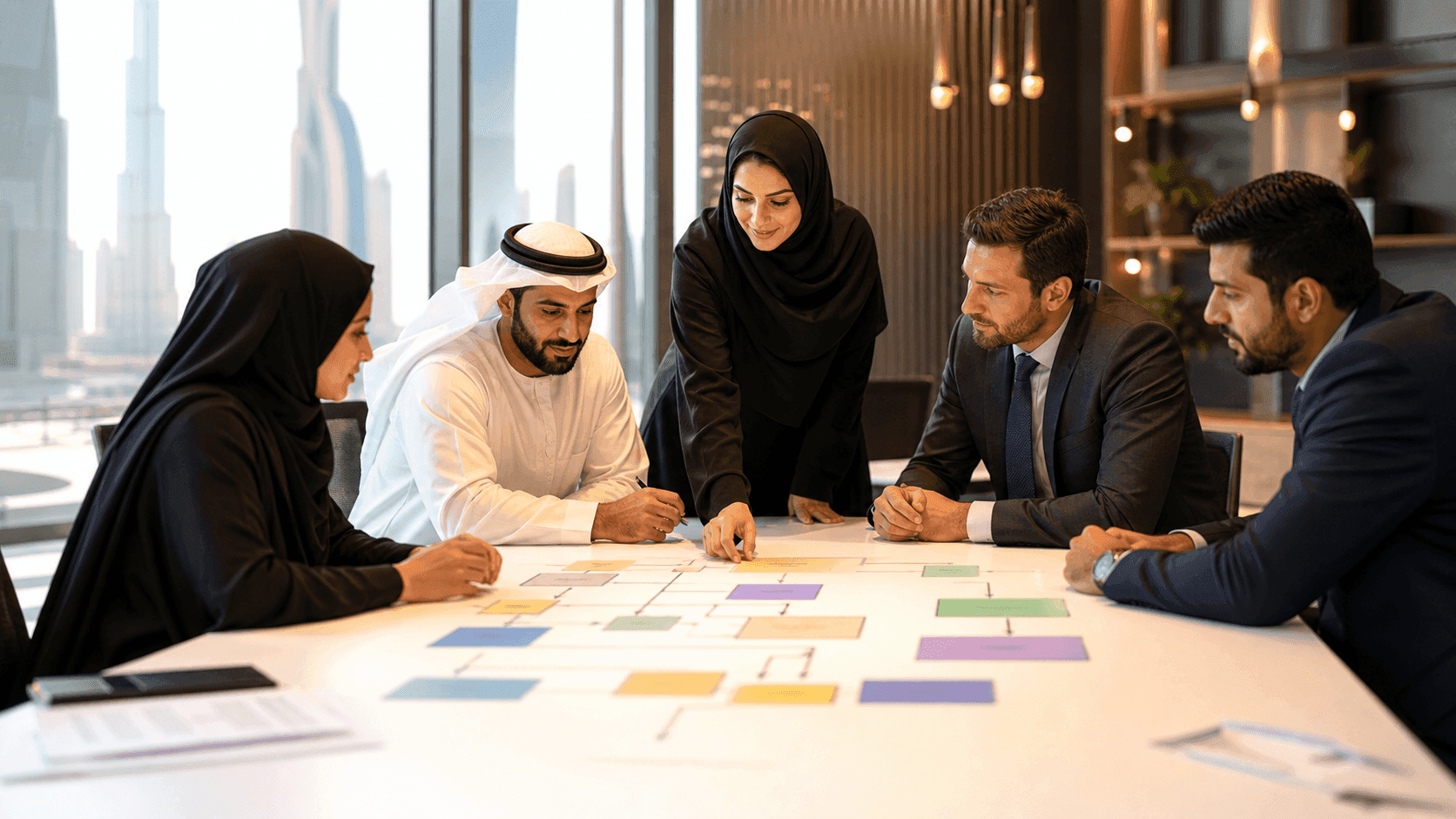 Editorial image illustrating Approval Workflow Automation in Dubai: Reducing Delay Without Losing Control
