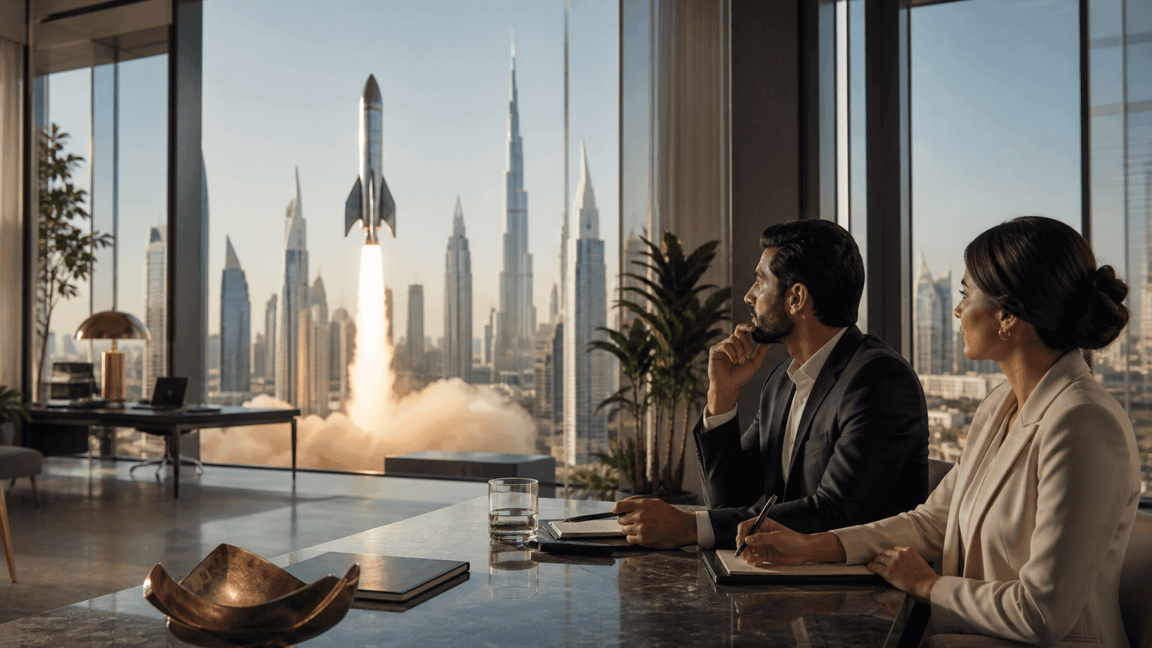 Editorial image about launch and review