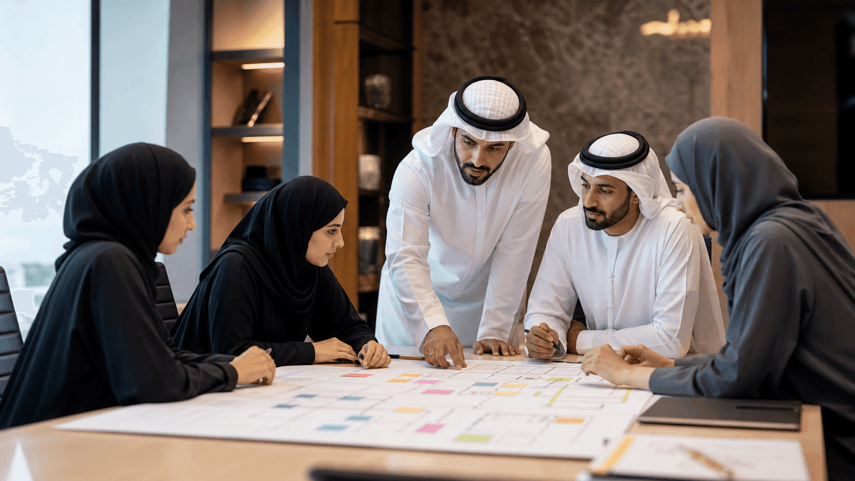 Editorial image illustrating Government Portal Development in the UAE: Identity, Security, and Accessibility