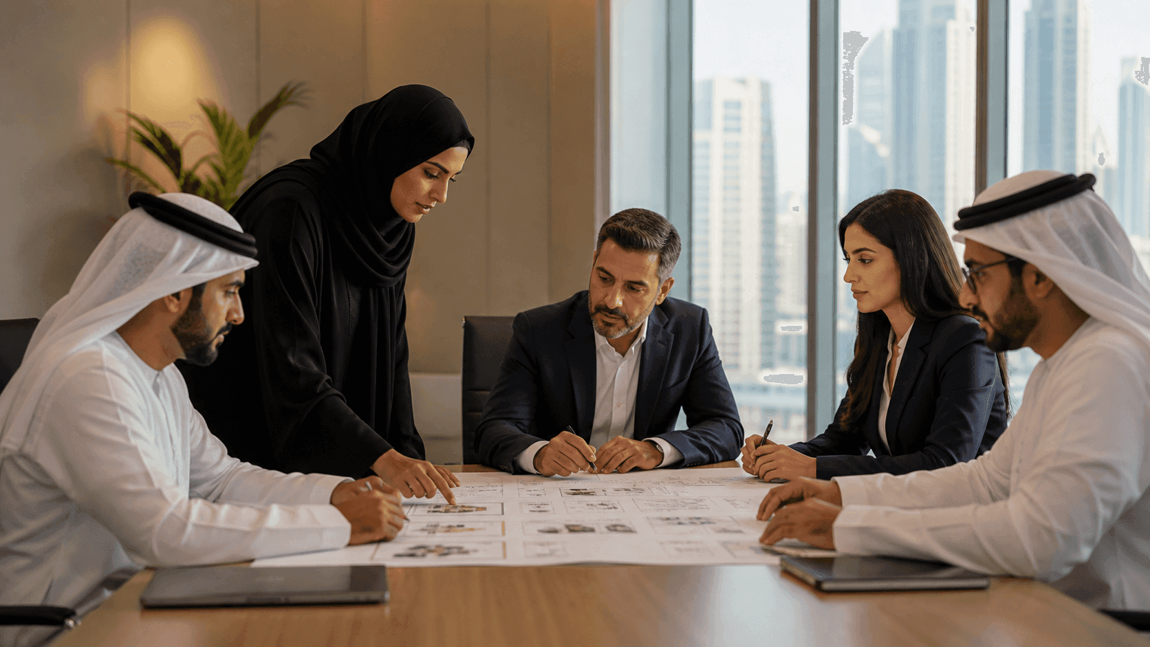 Editorial image about the Government Portal Development in the UAE: Identity, Security, and Accessibility delivery boundary