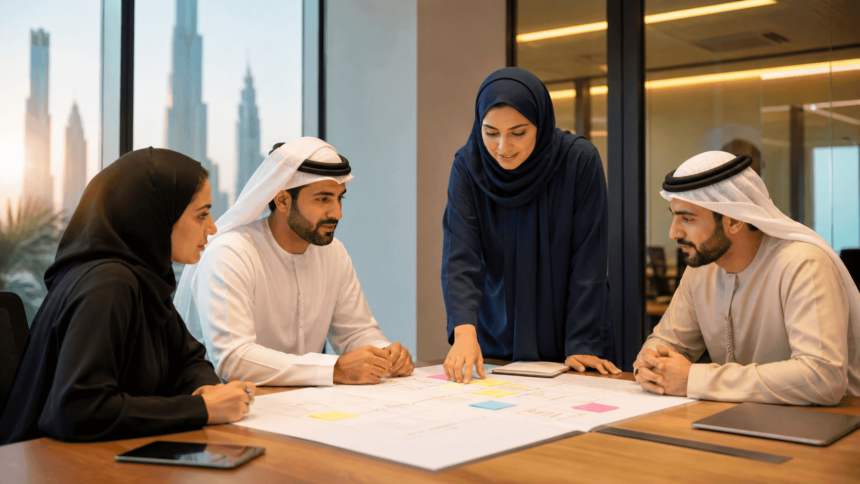 Editorial image illustrating WhatsApp Automation in the UAE: What to Automate and What Should Stay Human